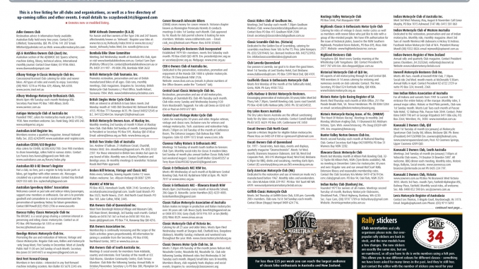 Club Directory