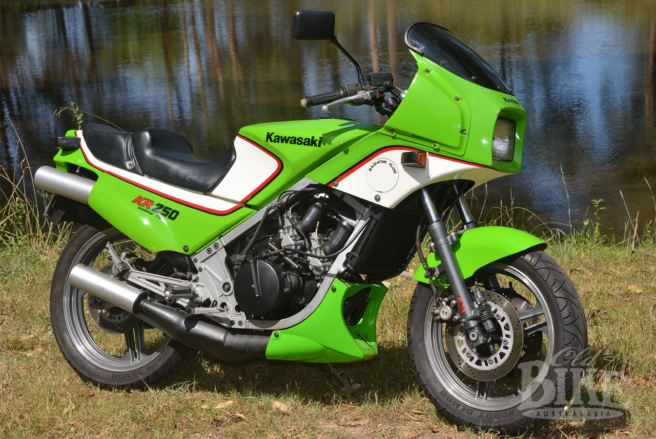 Kawasaki KR250 The Tandem Twin Old Bike Australasia
