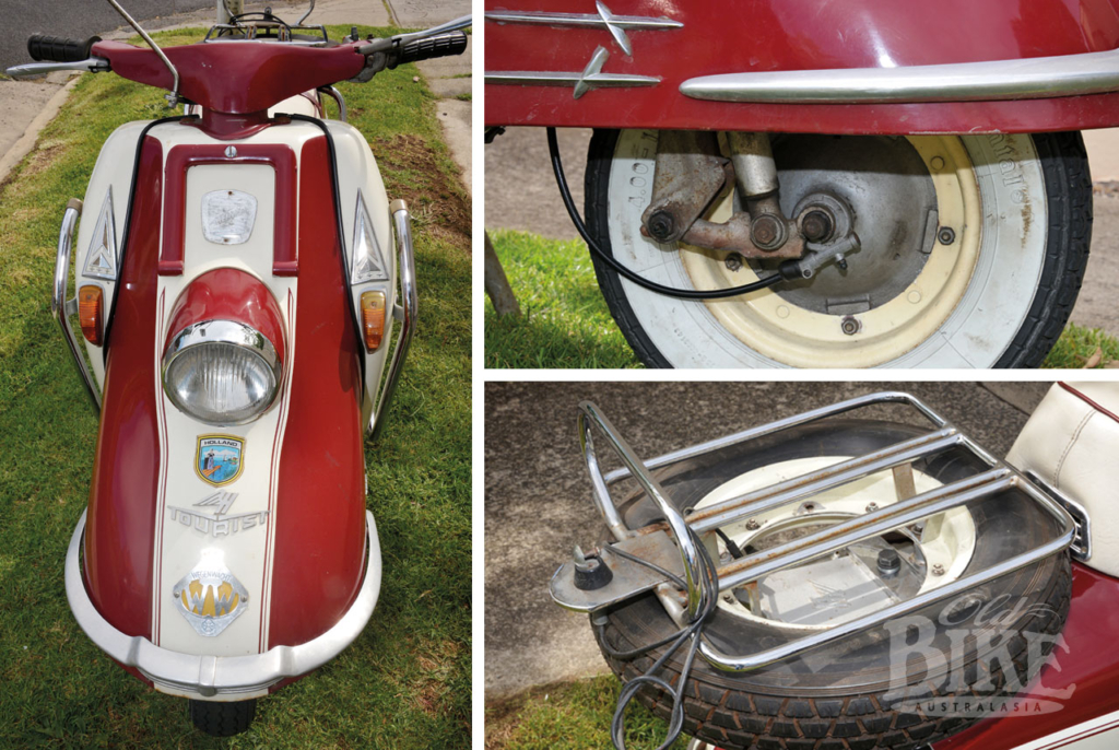 Moto HEINKEL ROLLER Side Car 1960 / 1965 au 1/10 SCHUCO 06540 voiture