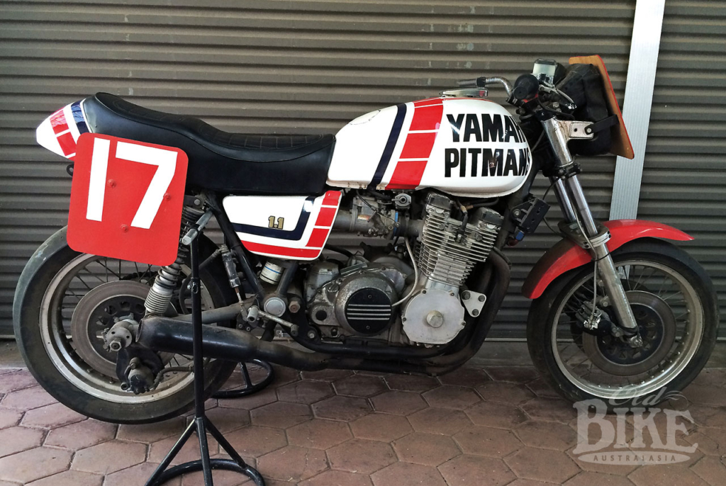 Pitmans Yamaha XS1100 Superbike Chaindrive transformer Old Bike